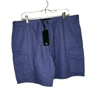 Rodd & Gunn Royal Blue Cotton Linen Blend Cargo Shorts Size 40 Item # 005813-03